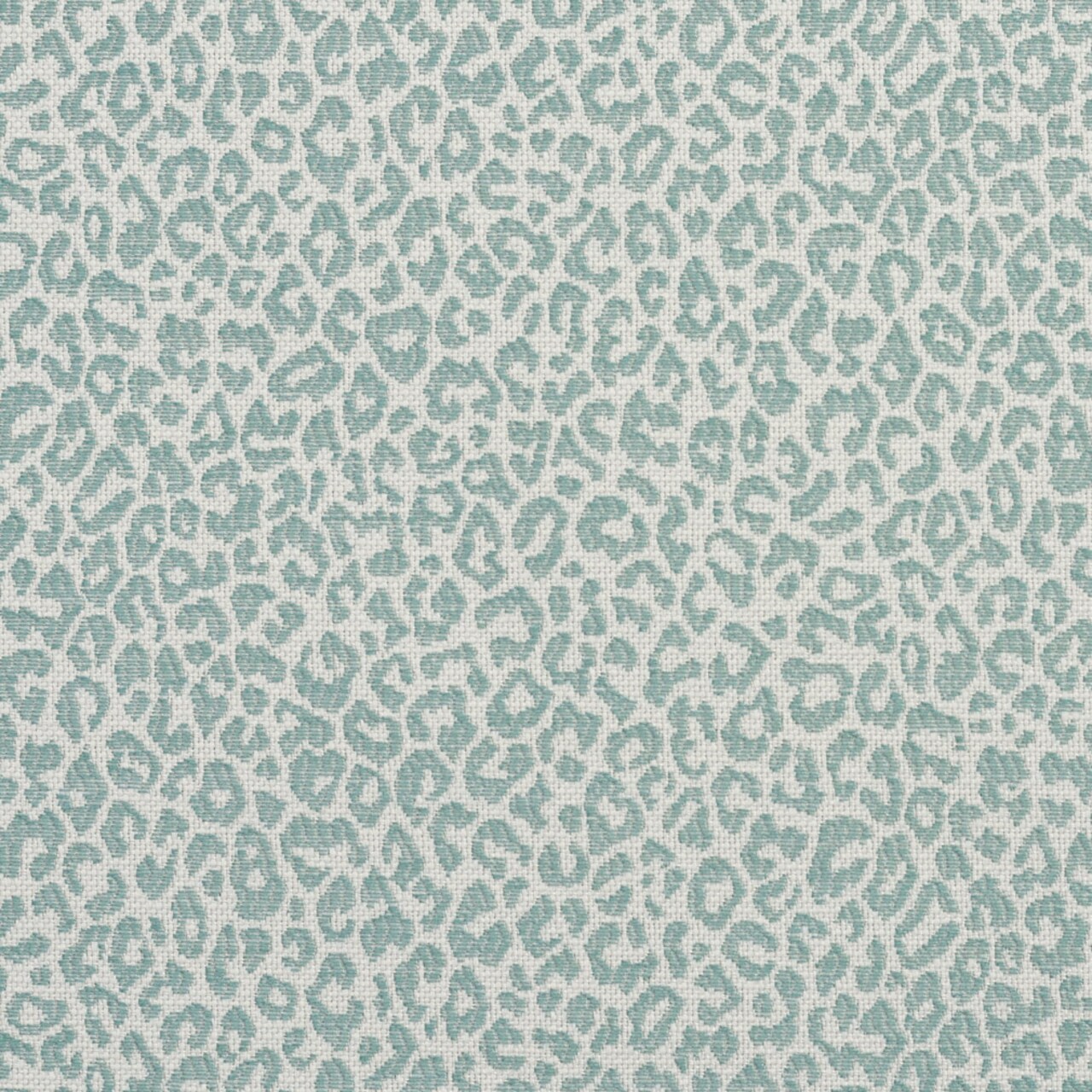 Mist - Aqua & Teal Animal Print,Small Scale Upholstery Fabric 54 Inches"